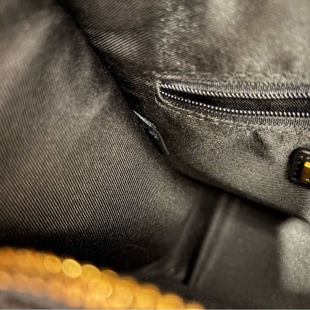 ✨Antik Kraft Black Crossbody Bag Gold Buckle Accent - Picture 11 of 14